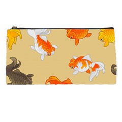 Gold Fish Seamless Pattern Background Pencil Case by Amaryn4rt