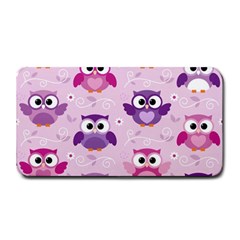 Seamless Cute Colourfull Owl Kids Pattern Medium Bar Mats by Amaryn4rt