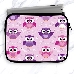 Seamless Cute Colourfull Owl Kids Pattern Apple Ipad 2/3/4 Zipper Cases by Amaryn4rt