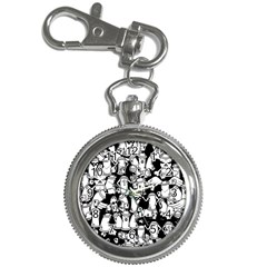 Graffiti Spray Can Characters Seamless Pattern Key Chain Watches by Amaryn4rt