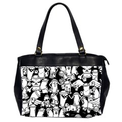 Graffiti Spray Can Characters Seamless Pattern Oversize Office Handbag (2 Sides) by Amaryn4rt