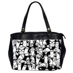 Graffiti Spray Can Characters Seamless Pattern Oversize Office Handbag (2 Sides) Front