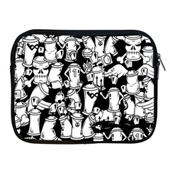 Graffiti Spray Can Characters Seamless Pattern Apple Ipad 2/3/4 Zipper Cases by Amaryn4rt