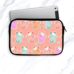 Cute Kawaii Kittens Seamless Pattern Apple Ipad Mini Zipper Cases by Amaryn4rt