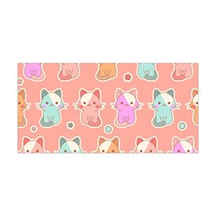 Cute Kawaii Kittens Seamless Pattern Yoga Headband by Amaryn4rt