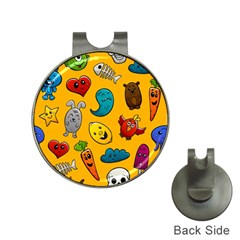 Graffiti Characters Seamless Ornament Hat Clips With Golf Markers by Amaryn4rt