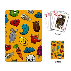 Graffiti Characters Seamless Ornament Playing Cards Single Design (rectangle) by Amaryn4rt