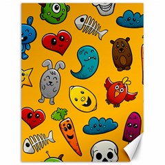 Graffiti Characters Seamless Ornament Canvas 12  X 16  by Amaryn4rt