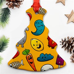 Graffiti Characters Seamless Ornament Christmas Tree Ornament (two Sides) by Amaryn4rt