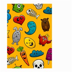 Graffiti Characters Seamless Ornament Small Garden Flag (two Sides) by Amaryn4rt