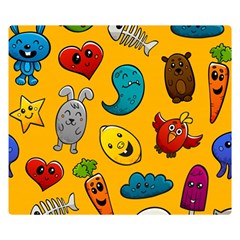 Graffiti Characters Seamless Ornament Double Sided Flano Blanket (small)  by Amaryn4rt