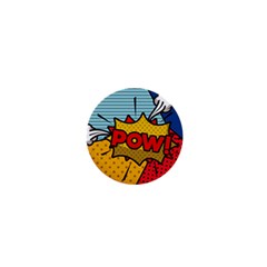 Pow Word Pop Art Style Expression Vector 1  Mini Magnets