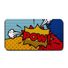 Pow Word Pop Art Style Expression Vector Medium Bar Mats by Amaryn4rt