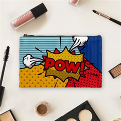 Pow Word Pop Art Style Expression Vector Cosmetic Bag (medium) by Amaryn4rt