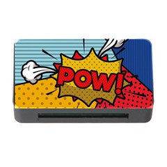 Pow Word Pop Art Style Expression Vector Memory Card Reader With Cf by Amaryn4rt