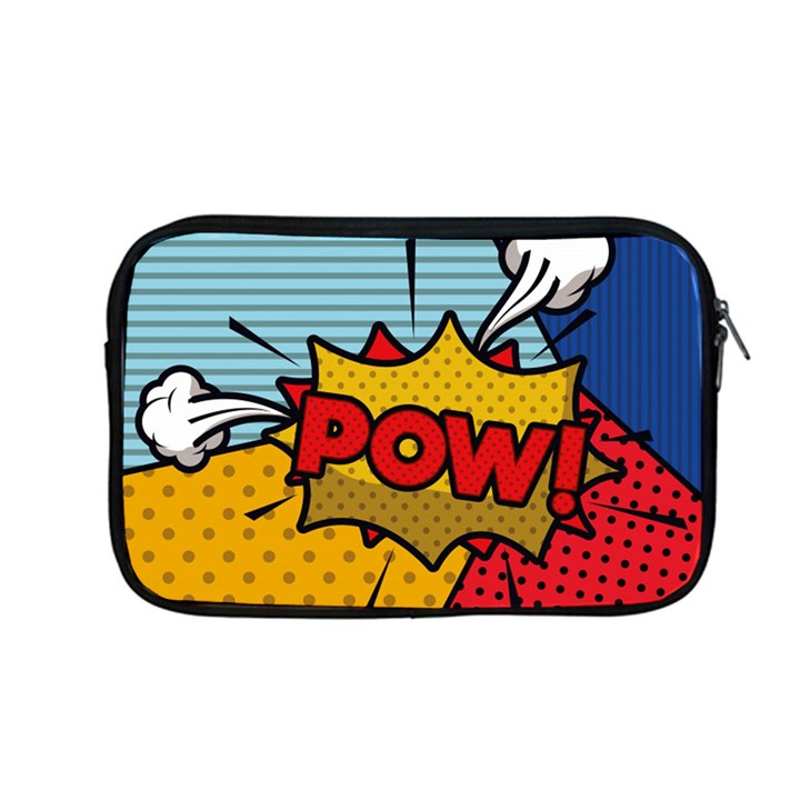 Pow Word Pop Art Style Expression Vector Apple MacBook Pro 13  Zipper Case