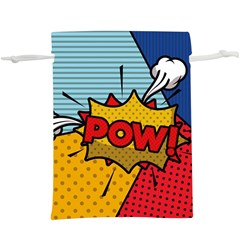 Pow Word Pop Art Style Expression Vector  Lightweight Drawstring Pouch (xl) by Amaryn4rt