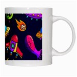 Space Pattern White Mugs Right