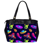 Space Pattern Oversize Office Handbag (2 Sides) Back