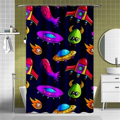 Space Pattern Shower Curtain 48  X 72  (small)  by Amaryn4rt