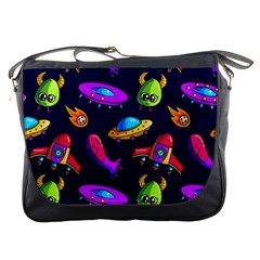 Space Pattern Messenger Bag by Amaryn4rt