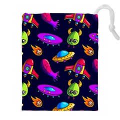 Space Pattern Drawstring Pouch (5xl) by Amaryn4rt