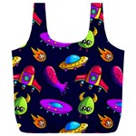 Space Pattern Full Print Recycle Bag (XXXL) Back