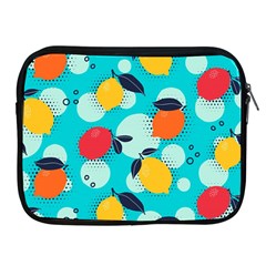 Pop Art Style Citrus Seamless Pattern Apple Ipad 2/3/4 Zipper Cases by Amaryn4rt