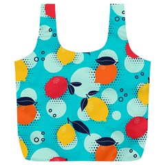 Pop Art Style Citrus Seamless Pattern Full Print Recycle Bag (xl) by Amaryn4rt