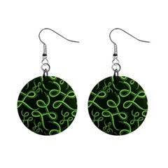 Snakes Seamless Pattern Mini Button Earrings by Amaryn4rt