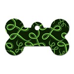 Snakes Seamless Pattern Dog Tag Bone (One Side) Front