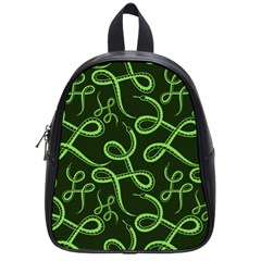 Snakes Seamless Pattern School Bag (small) by Amaryn4rt