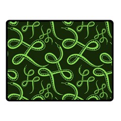 Snakes Seamless Pattern Double Sided Fleece Blanket (small)  by Amaryn4rt