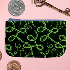 Snakes Seamless Pattern Large Coin Purse by Amaryn4rt