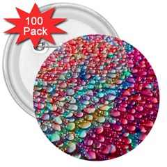 Rainbow Support Group  3  Buttons (100 Pack)  by ScottFreeArt