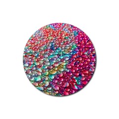 Rainbow Support Group  Rubber Coaster (round) 