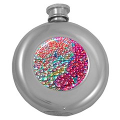 Rainbow Support Group  Round Hip Flask (5 Oz) by ScottFreeArt