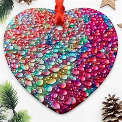 Rainbow Support Group  Heart Ornament (two Sides) by ScottFreeArt