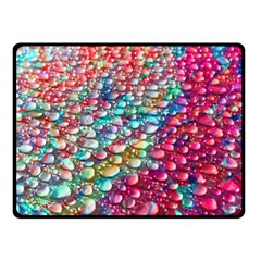 Rainbow Support Group  Double Sided Fleece Blanket (small)  by ScottFreeArt