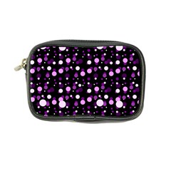 Purple, Pink Bokeh Dots, Asymmetric Polka Dot With Modern Twist Coin Purse by Casemiro