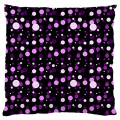 Purple, Pink Bokeh Dots, Asymmetric Polka Dot With Modern Twist Standard Flano Cushion Case (two Sides) by Casemiro