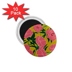 Pink Flower Seamless Pattern 1 75  Magnets (10 Pack)  by Amaryn4rt