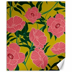 Pink Flower Seamless Pattern Canvas 20  X 24  by Amaryn4rt