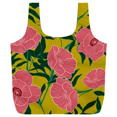 Pink Flower Seamless Pattern Full Print Recycle Bag (xxl) by Amaryn4rt