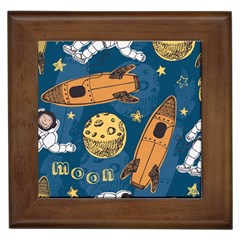 Missile Pattern Framed Tile by Amaryn4rt