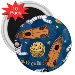 Missile Pattern 3  Magnets (10 Pack)  by Amaryn4rt