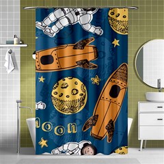 Missile Pattern Shower Curtain 48  X 72  (small)  by Amaryn4rt