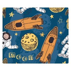 Missile Pattern Double Sided Flano Blanket (small)  by Amaryn4rt