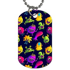 Space Patterns Dog Tag (two Sides) by Amaryn4rt