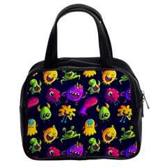 Space Patterns Classic Handbag (two Sides) by Amaryn4rt